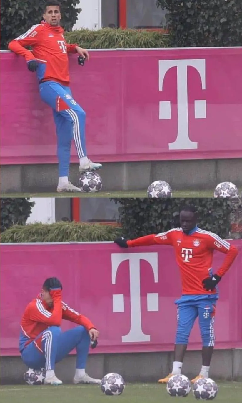 Joao Cancelo ủ rũ bên cạnh Mane