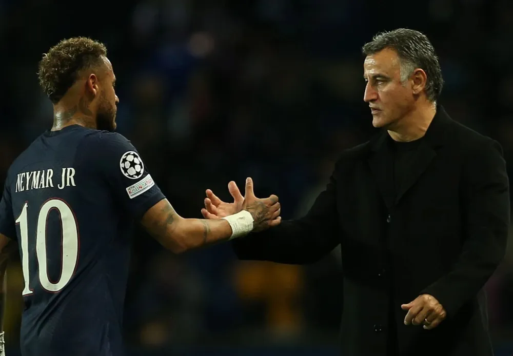 Neymar và HLV Galtier