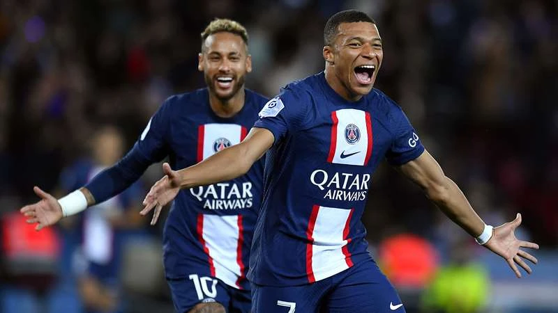 Neymar và Mbappe