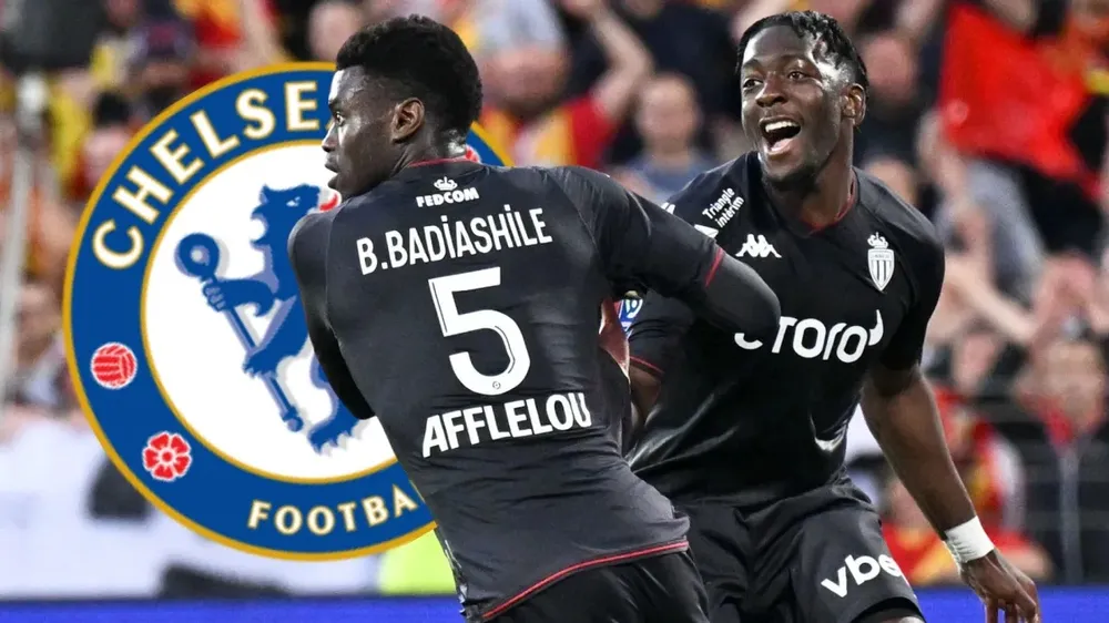 Bộ đôi trung vệ Chelsea từng khoác áo Monaco: Disasi - Badiashile