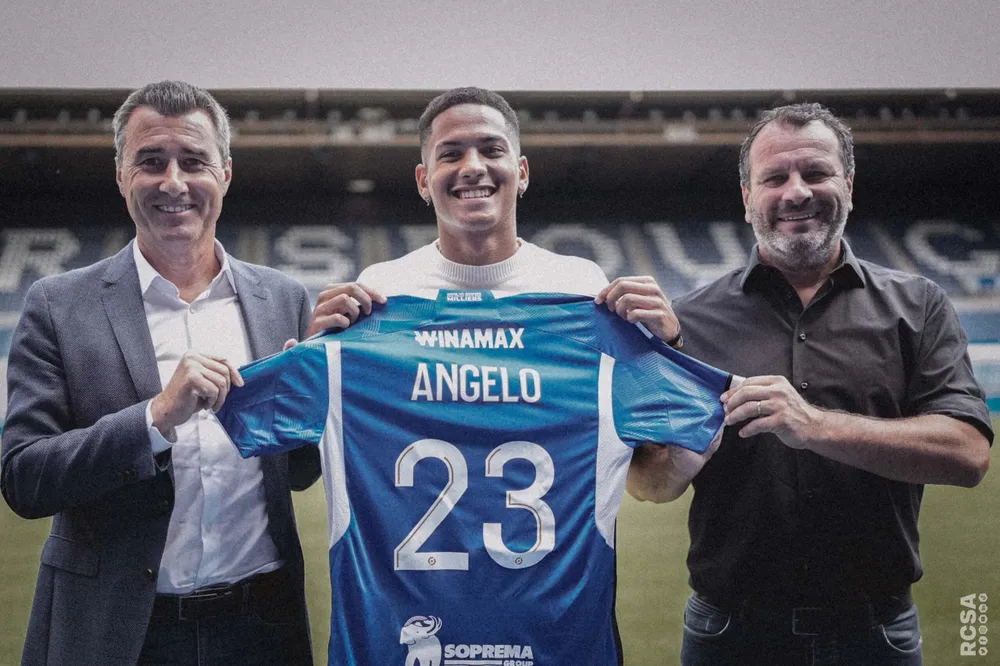 Angelo Gabriel là cầu thủ đầu tiên được Chelsea chi viện cho Strasbourg