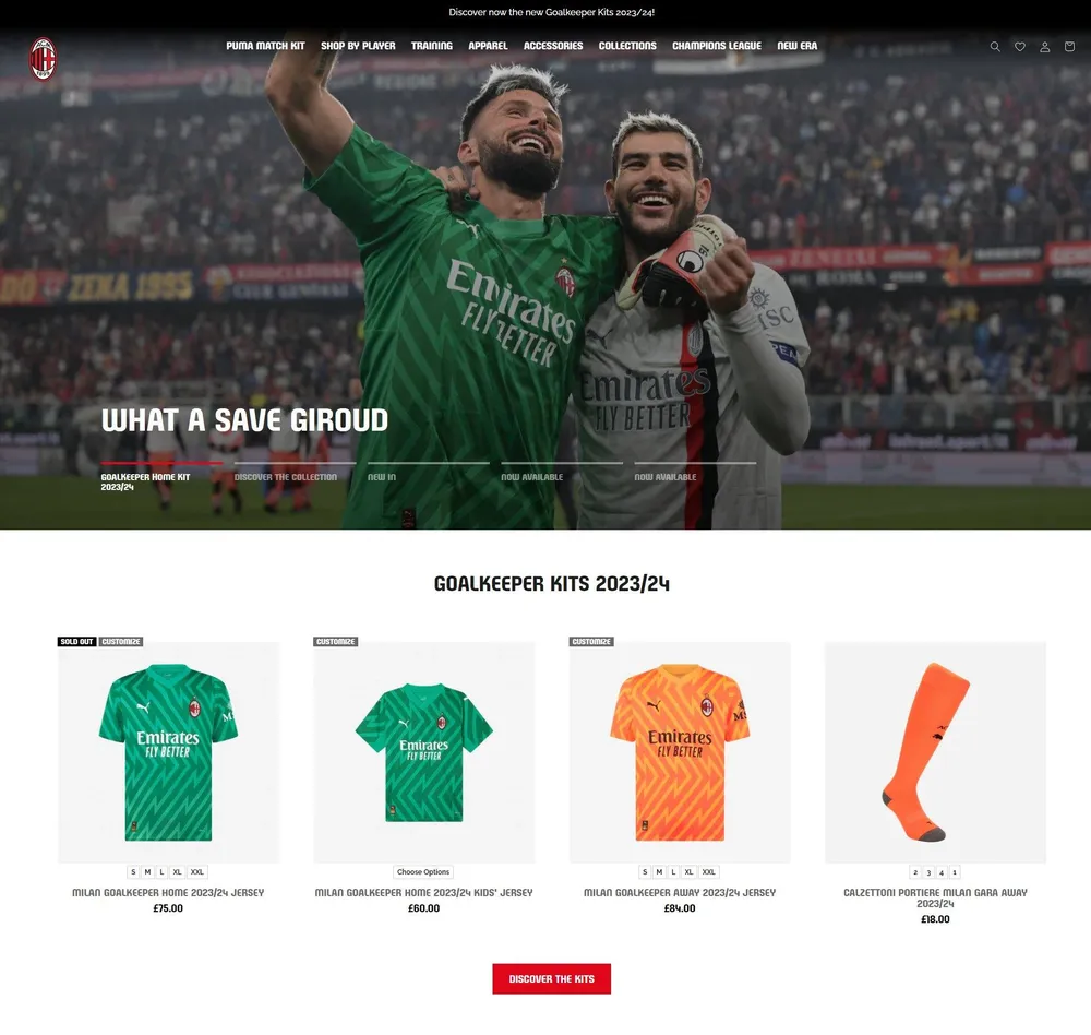 &quot;Thủ môn&quot; Giroud trở thành gương mặt đại diện mới của Milan