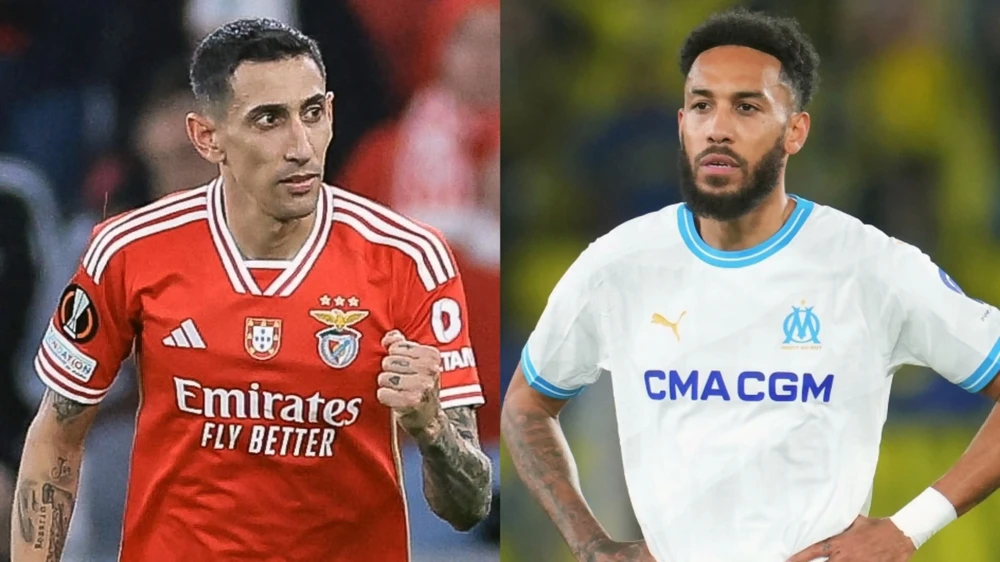 Aubameyang sẽ giúp Marseille "thoát hiểm" trên sân của Di Maria cùng các đồng đội?