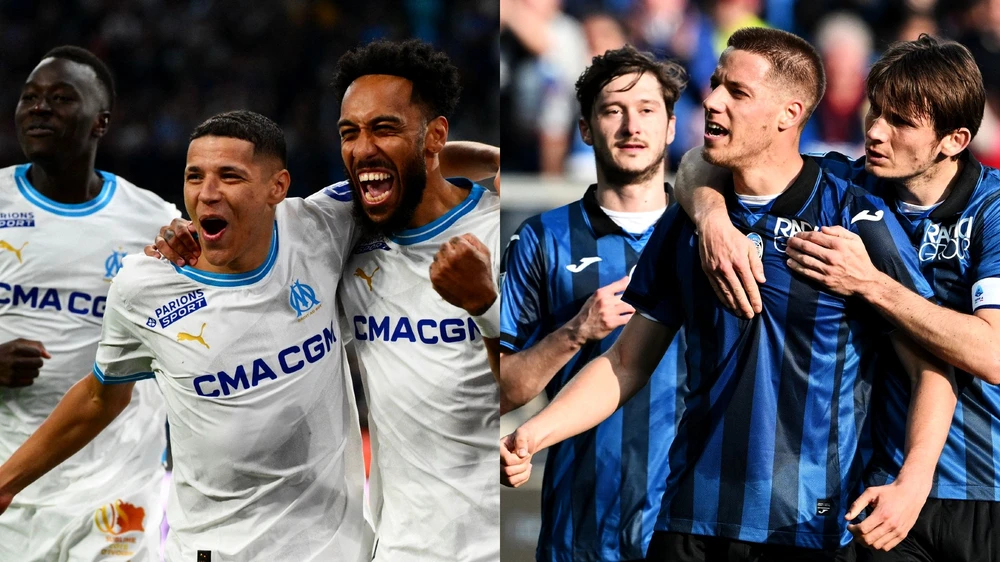 Atalanta và Olympique Marseille đều đặt mục tiêu cao nhất tại đấu trường châu lục