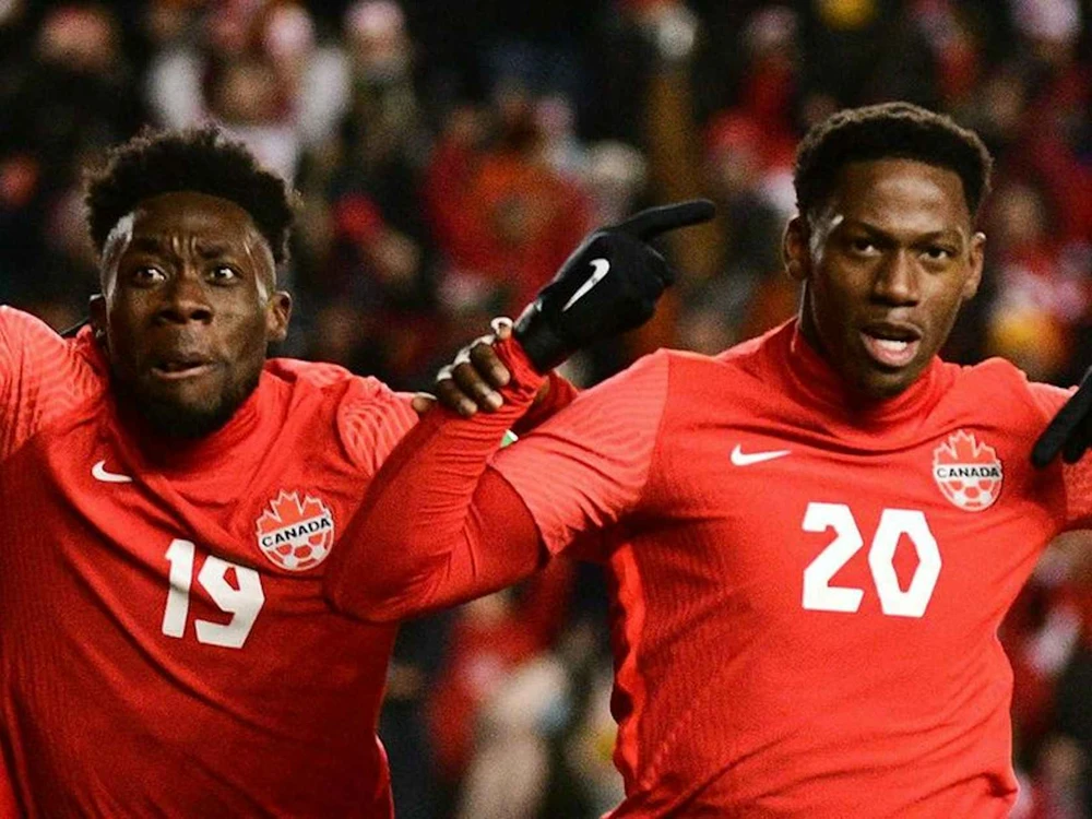 Alphonso Davies và Jonathan David là những cầu thủ hàng đầu của bóng đá Canada