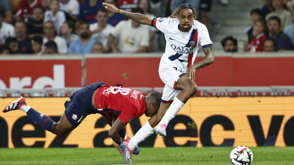 "Tiểu Mbappe" Bradley Barcola thi đấu xuất sắc trước Lille