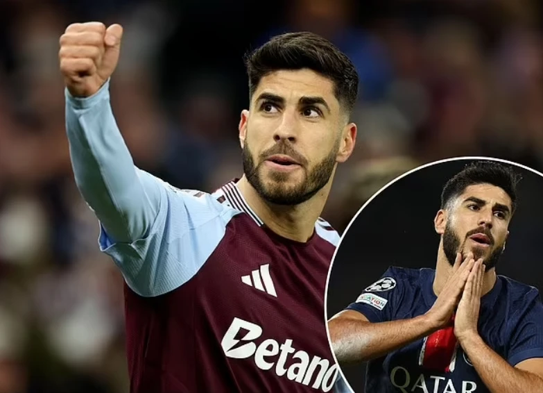 Marco Asensio đang lấy lại phong độ tại Aston Villa sau thời gian thi đấu mờ nhạt trong màu áo PSG