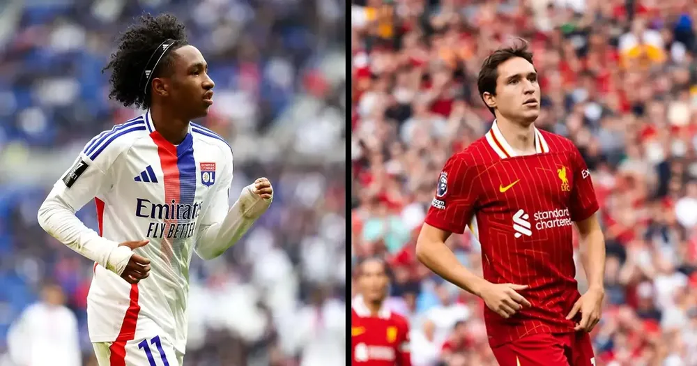 Malick Fofana, tài năng 20 tuổi từ Olympique Lyon đã được Liverpool nhắm đến để thay thế Federico Chiesa. Ảnh: Tribuna