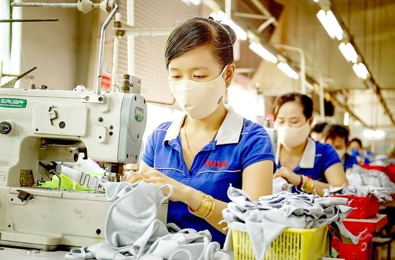 At a garment company in District 12 in HCMC. (Photo: SGGP) At a garment company in District 12 in HCMC. (Photo: SGGP)