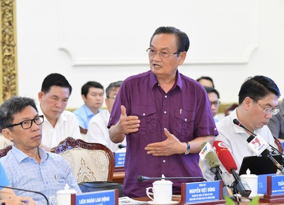 Dr. Tran Du Lich speaks at the meeting. (Photo: SGGP) Dr. Tran Du Lich speaks at the meeting. (Photo: SGGP)