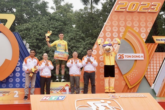 Petr Rikunov wins the yellow jersey for Stage 1. (Photo: SGGP) Petr Rikunov wins the yellow jersey for Stage 1. (Photo: SGGP)