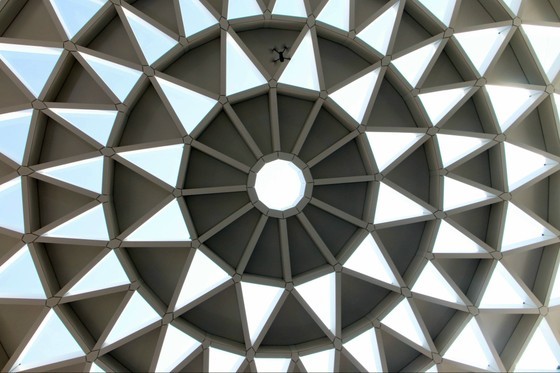 Skylight dome of Ben Thanh Station
