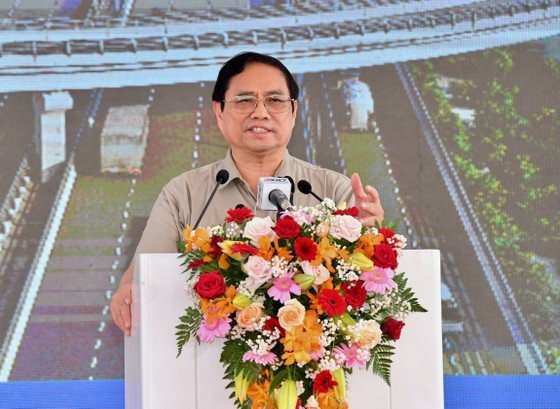 PM Pham Minh Chinh speaks at the event. PM Pham Minh Chinh speaks at the event.