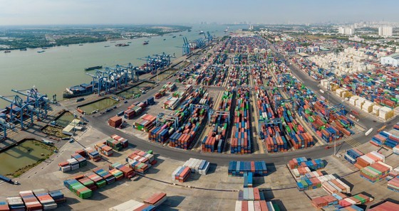 Cat Lai Port in Thu Duc City. Cat Lai Port in Thu Duc City.