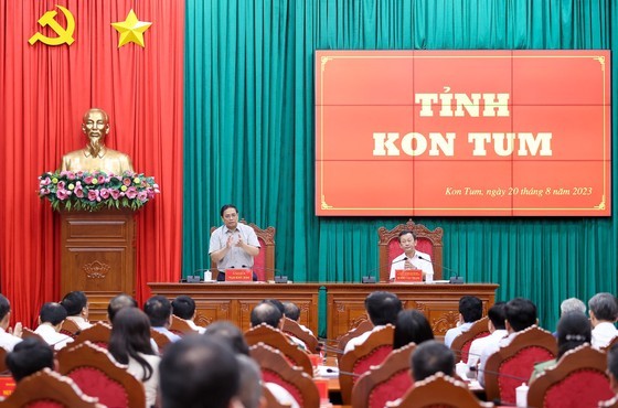 Prime Minister Pham Minh Chinh addresses the working session Prime Minister Pham Minh Chinh addresses the working session