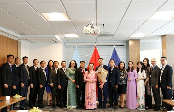 The HCMC delegation visit the Permanent Mission of Vietnam to the UN. The HCMC delegation visit the Permanent Mission of Vietnam to the UN.