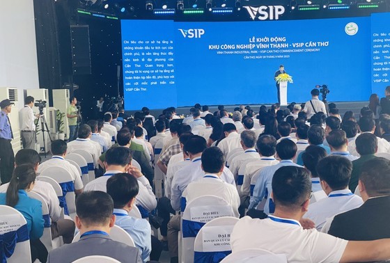 The scene of the launch ceremony