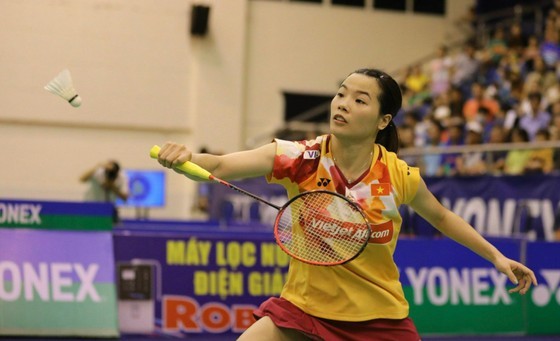 Nguyen Thuy Linh enters the final of the Vietnam Open badminton tournament for a second time. Nguyen Thuy Linh enters the final of the Vietnam Open badminton tournament for a second time.