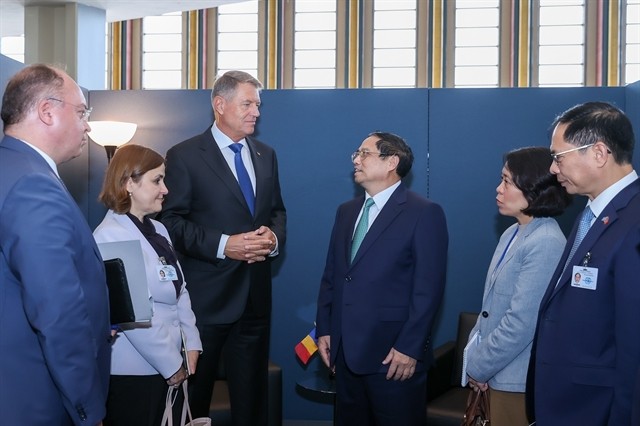 Prime Minister Pham Minh Chinh had talks with Romanian President Klaus Iohannis. Prime Minister Pham Minh Chinh had talks with Romanian President Klaus Iohannis.