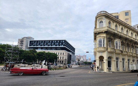 The streets in Cuba are spacious with few car horns.