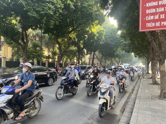 Tran Phu Street in Hanoi on the morning of October 27 Tran Phu Street in Hanoi on the morning of October 27