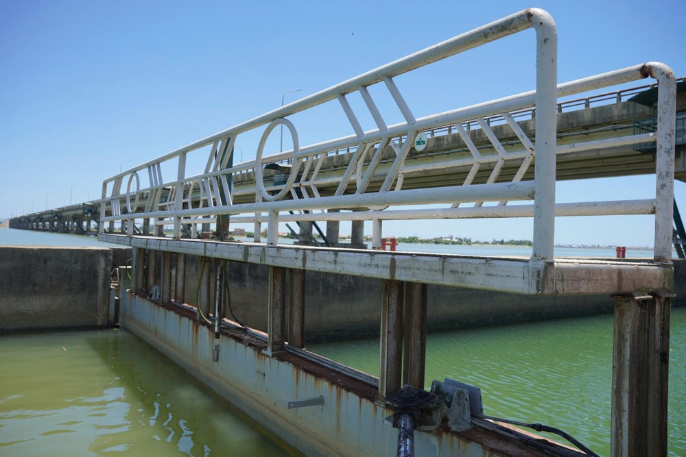 As the Thao Long salinity-control dam was not designed with backup sluice gates, any malfunction that prevents the gates from opening or closing could result in serious consequences. z6858062097246-e32a5ca9fdf20a885feeb92d339b081d-991-995.jpg.jpg