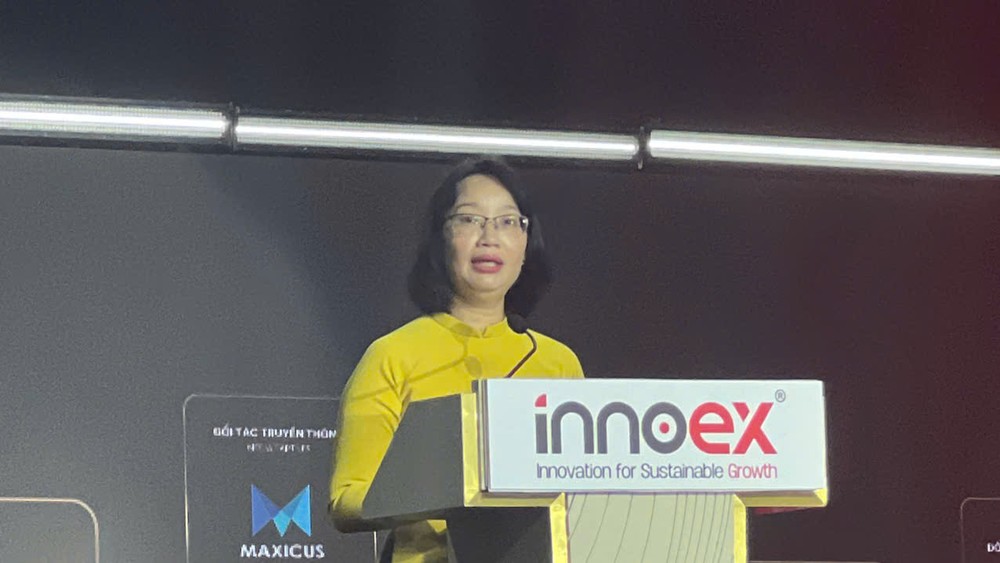 Ms. Tran Thi Dieu Thuy, Vice Chairwoman of the HCMC People’s Committee, delivers her opening remarks. z6929627256972-7b5c7b9427f70ecfed56354146e789c6-9488-7158.jpg.jpg