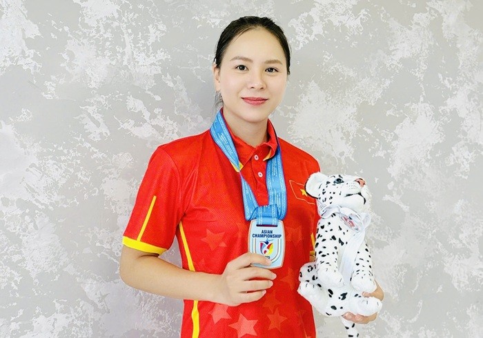 Trinh Thu Vinh secures a bronze medal at the championship. img-7737-9805-6015.jpg.jpg