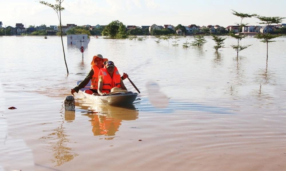 In Bac Ninh Province, several areas along the Cau River are now engulfed in floodwaters. img-3357-6888-2729.jpeg.jpg