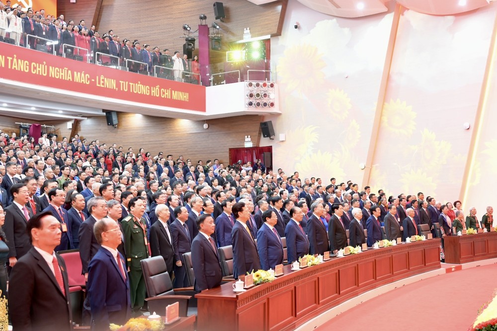 General Secretary To Lam, along with incumbent and former leaders of the Party, the State, and Ho Chi Minh City, attend the congress. 8-4418-4325.jpg.jpg