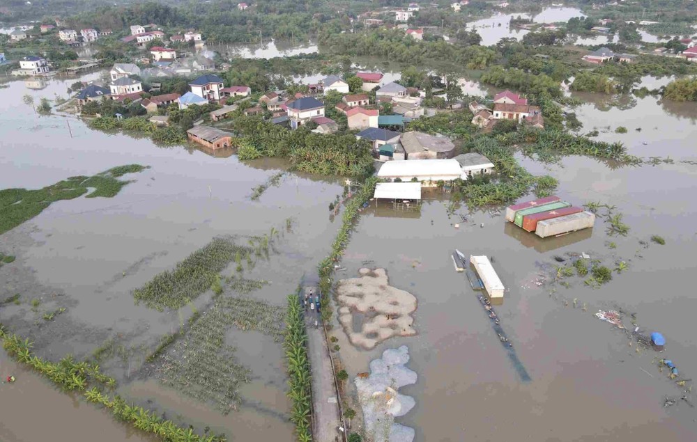 Hundreds of households in Tien Luc Commune, Bac Ninh Province, remain inundated. img-3542-1789-7601.jpeg.jpg