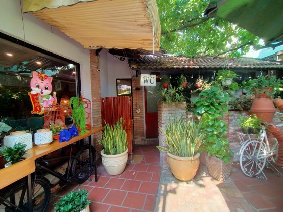 A public toilet inside a coffee shop in Ward 11 to serve tourists and passersby free of charge