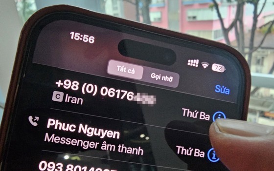 A fraudulent call from a virtual PBX with an international prefix (Photo: SGGP) A fraudulent call from a virtual PBX with an international prefix (Photo: SGGP)