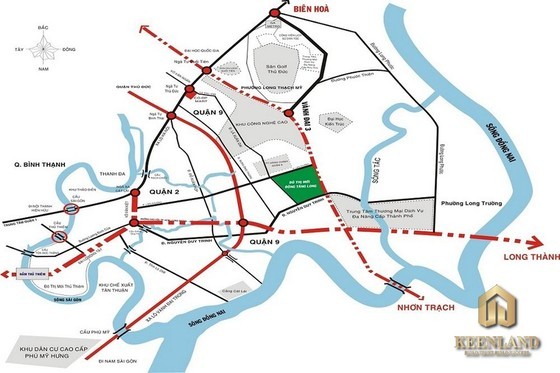The planning map of HCMC Ring Road 3 The planning map of HCMC Ring Road 3