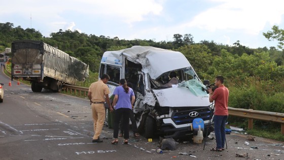 A traffic accident A traffic accident