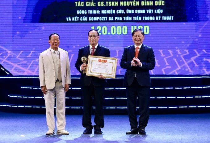 “Research and application of advanced three-phase composite materials and structures in engineering”, a project undertaken by Prof DrSc Nguyen Dinh Duc from the University of Engineering and Technology, Vietnam National University – Hanoi. 15c.jpg