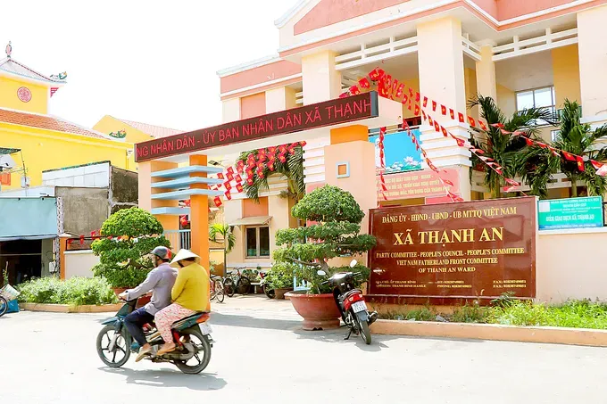 The headquarters of the Thanh An Commune People’s Committee (Photo: SGGP) 09.jpg