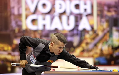 Trần Quyết Chiến xuất sắc ngược dòng vô địch carom 3 băng châu Á