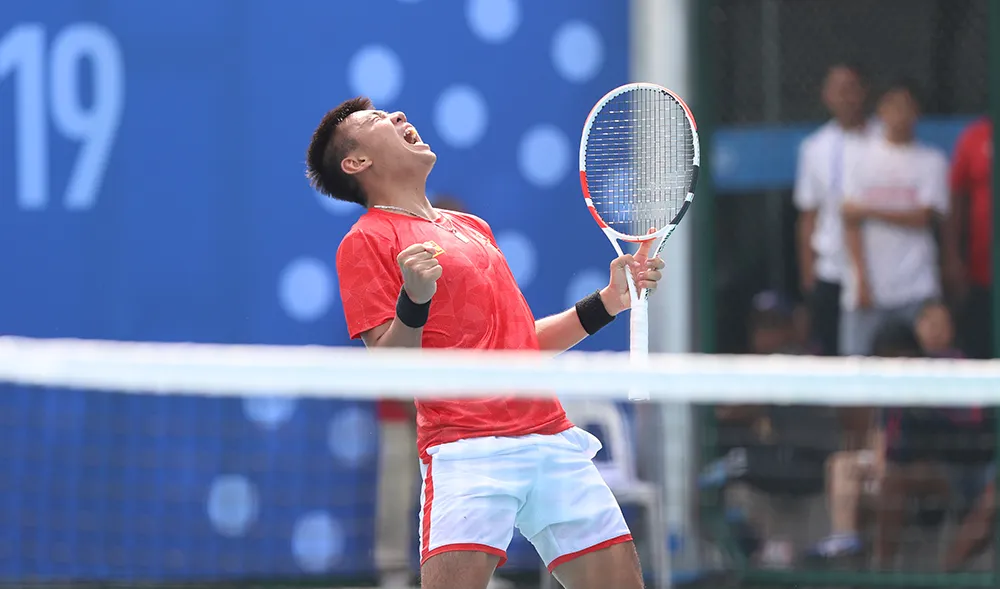 Khoảnh khắc Lý Hoàng Nam đoạt tấm HCV lịch sử cho quần vợt Việt Nam ảnh 4