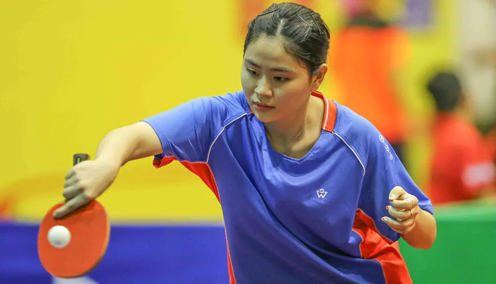 Những hình ảnh ấn tượng tại giải Vô địch bóng bàn toàn quốc Báo Nhân Dân 2020 ảnh 3