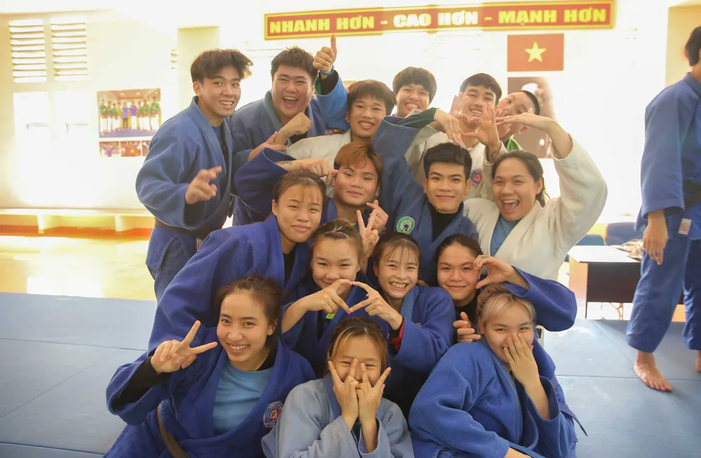 Các võ sĩ Kurash Lê Đức Đông và Trần Thương quyết tâm bảo vệ HCV ngay trên nhà ảnh 6 Các võ sĩ Kurash Lê Đức Đông và Trần Thương quyết tâm bảo vệ HCV ngay trên nhà ảnh 6