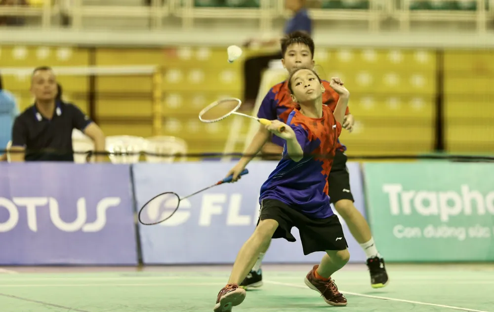 Giải Cầu lông các nhóm tuổi thiếu niên quốc gia năm 2022 - Có 528 VĐV về tham dự giải. Ảnh Dũng Phương