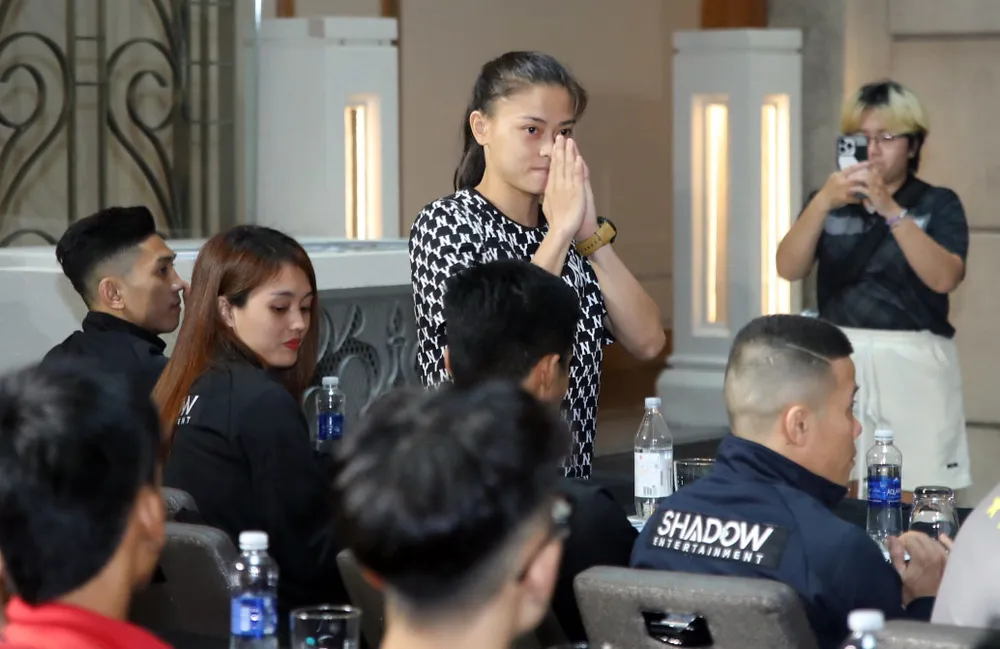 Huỳnh Hà Hữu Hiếu trong buổi công bố sự kiện Huỳnh Hà Hữu Hiếu trong buổi công bố sự kiện