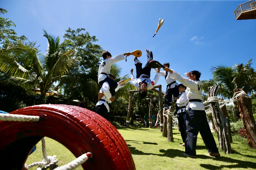 Đội tuyển Taekwondo tập luyện những đòn khó tại khu nghỉ dưỡng - thể thao NV SPORTS CAMP. BH4Q7643.jpg