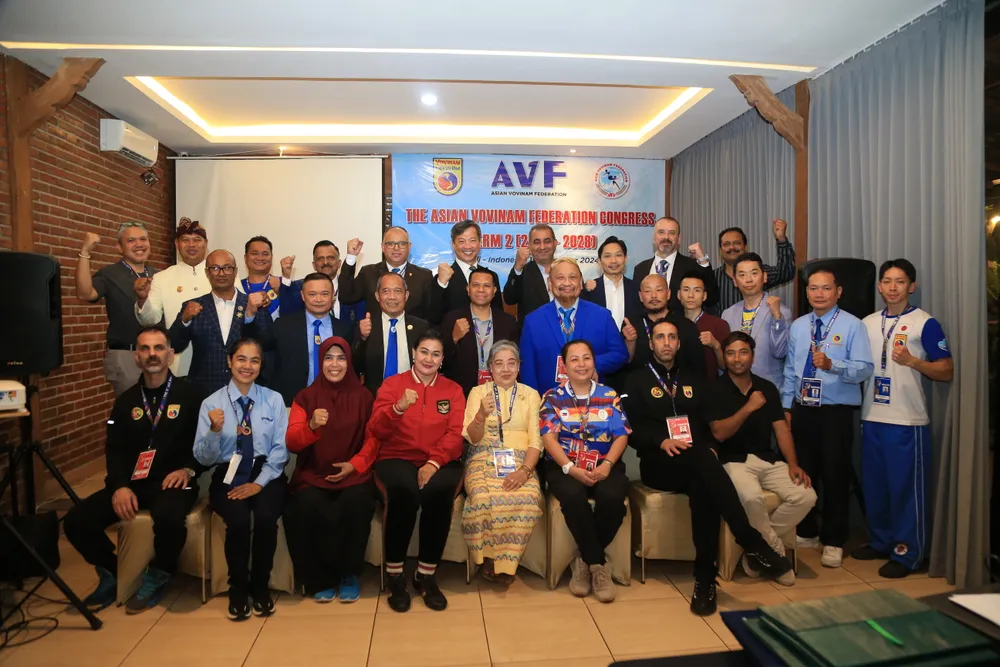 Ông Mohamed Nouhi tiếp tục tái đắc cử vị trí chủ tịch Liên đoàn Vovinam châu Á nhiệm kỳ 2 (2024-2028). ban chấp hành liên đoàn vovinam châu á4.JPG