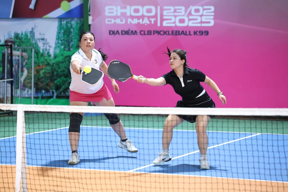 Hơn 100 tay vợt tham dự Giải Kingtek Pickleball - Cúp Madam Truyền. Ảnh: Dũng Phương