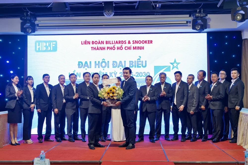 Liên đoàn Billiards & Snooker Thành phố Hồ Chí Minh tổ chức thành công Đại hội Đại biểu lần II nhiệm kỳ 2025 – 2030. Ảnh: Quỳnh Mai