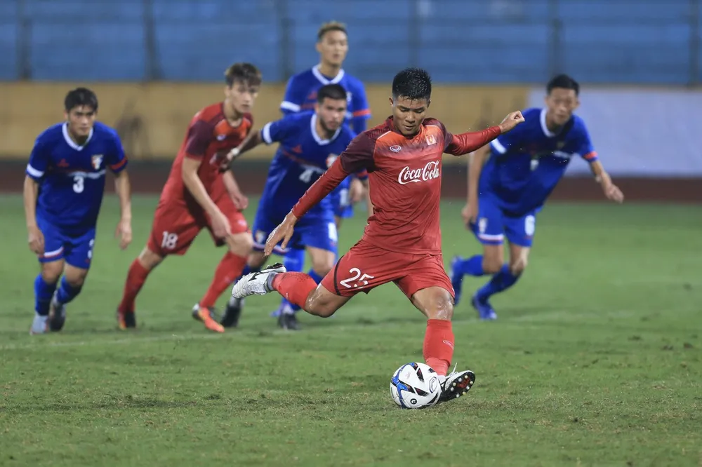 Đức Chinh sẽ là chân sút số 1 của U23 Việt Nam. Ảnh: Đoàn Nhật