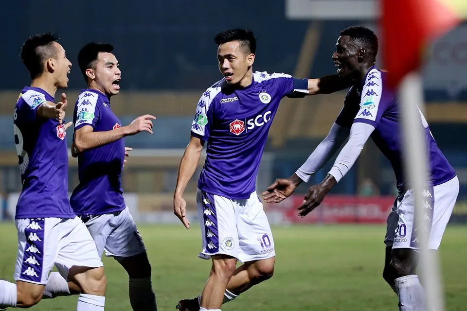 Hà Nội FC vẫn duy trì bộ khung hùng hậu. Ảnh: HNFC