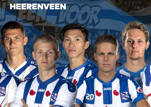 Văn Hậu gặp cạnh tranh rất lớn tại Heerenveen SC.